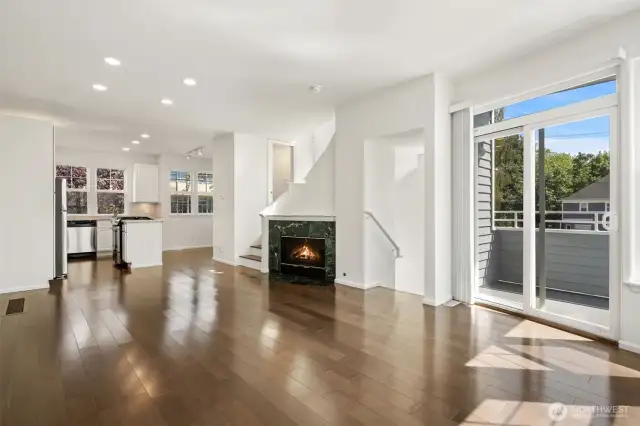 Main level living area - shown here without staging - lots of possibilities!