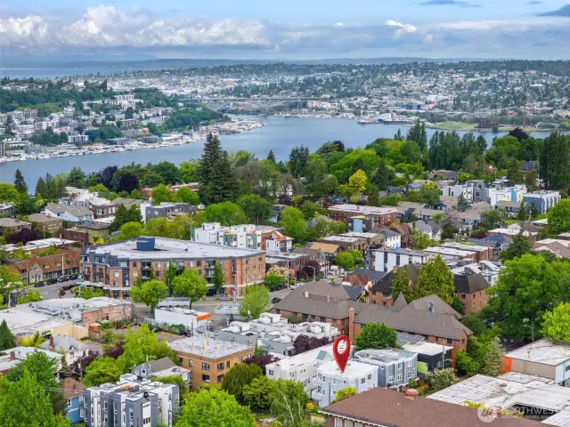 Near restaurants, Lake Union, Parks and more!