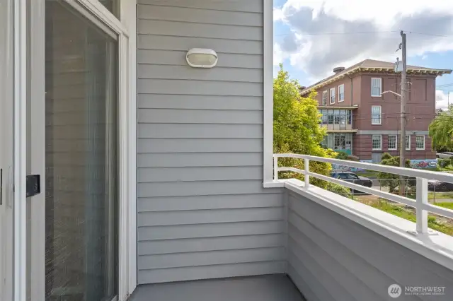 Private deck off the main living area