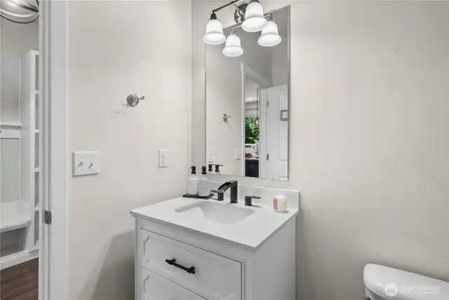 Main floor half bath
