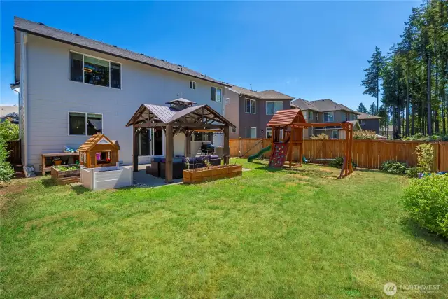 Big, beautiful backyard