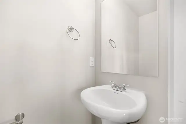1/2 bathroom on main floor