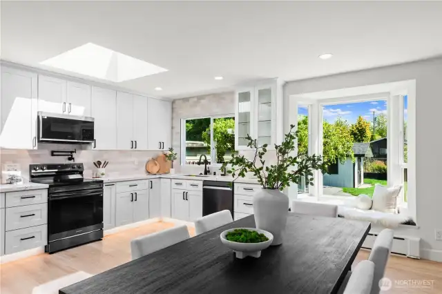 All new kitchen and appliances with walk-in pantry