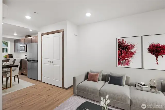 Virtual Staging for an alternate perspective on furnishing.  Also see staged model home photos.