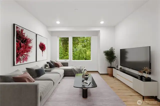 Virtual Staging for an alternate perspective on furnishing.  Also see staged model home photos.