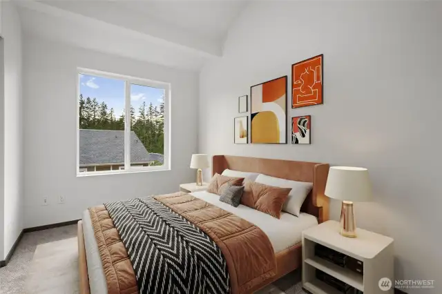 Virtual Staging for an alternate perspective on furnishing.  Also see staged model home photos.