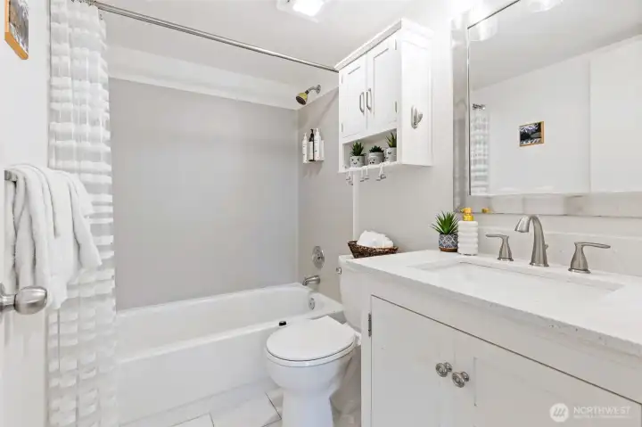 Primary ensuite bath.