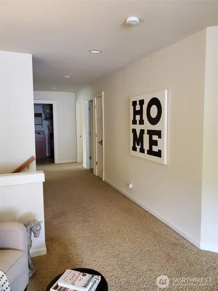 Loft looking down hall