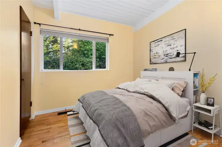 Digitally staged bedroom #3