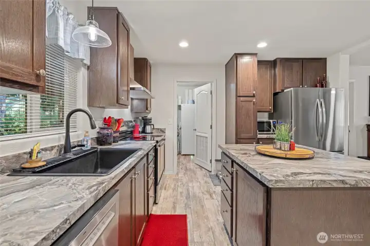 Upgraded kitchen sink