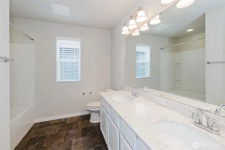 second level bathroom