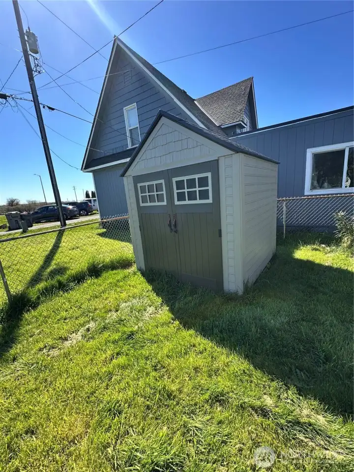 Shed for extra storage