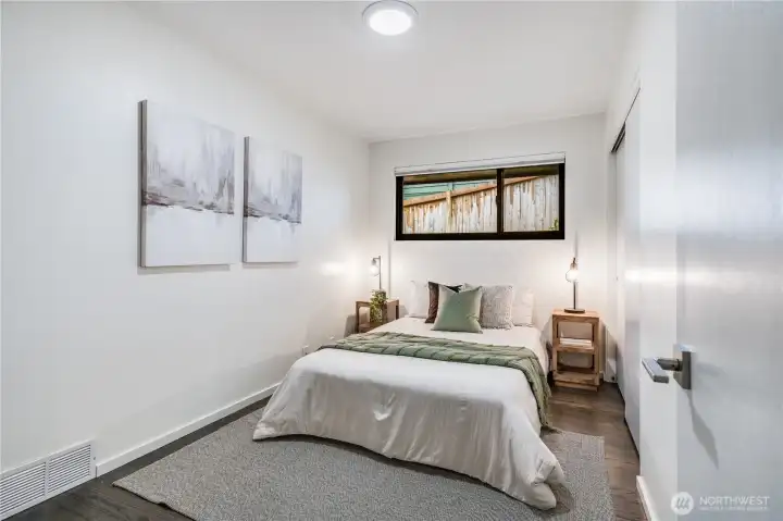 Second bedroom on main.