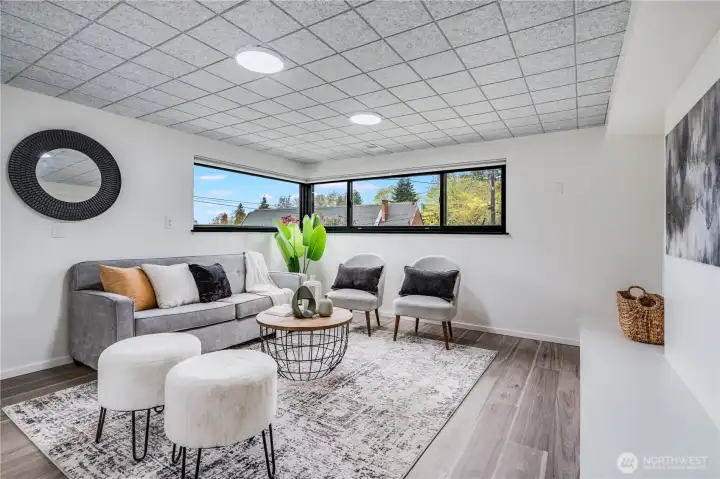 Lower family room or could be used as guest room.