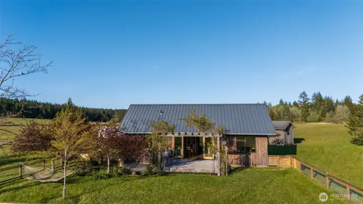 SW side of home, enclosed garden