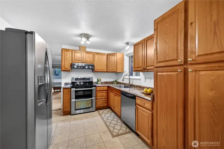 Custom remodeled kitchen
