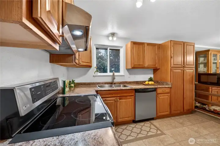 Double oven range