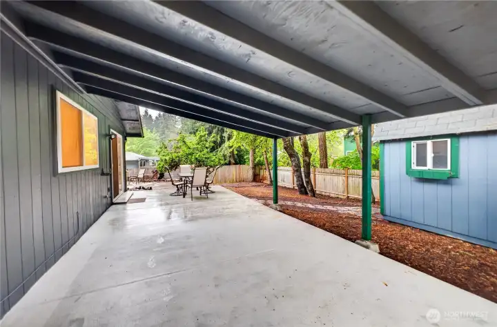 Covered patio