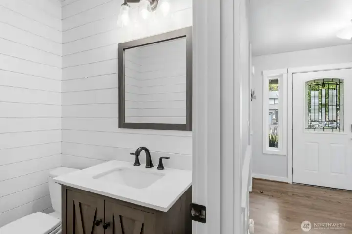 Main floor bathroom