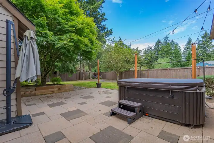 Hot tub for those relaxing times!