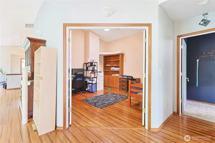 Massive office or 3rd bedroom with built in storage.
