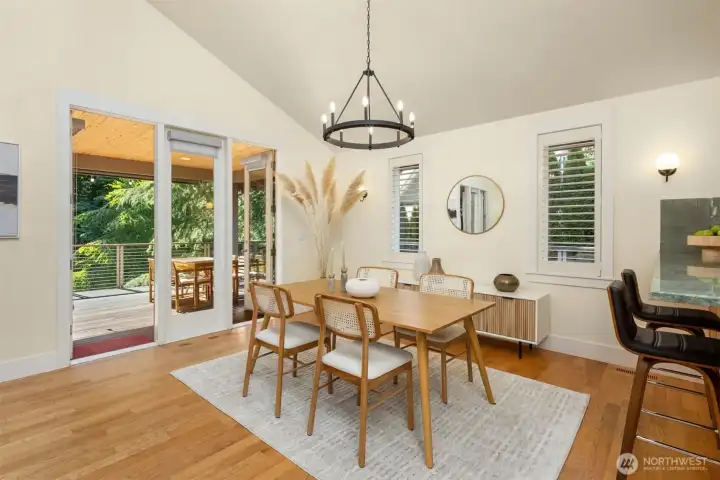 Airy and bright, this floorplan has a seamless flow from one space to the next.