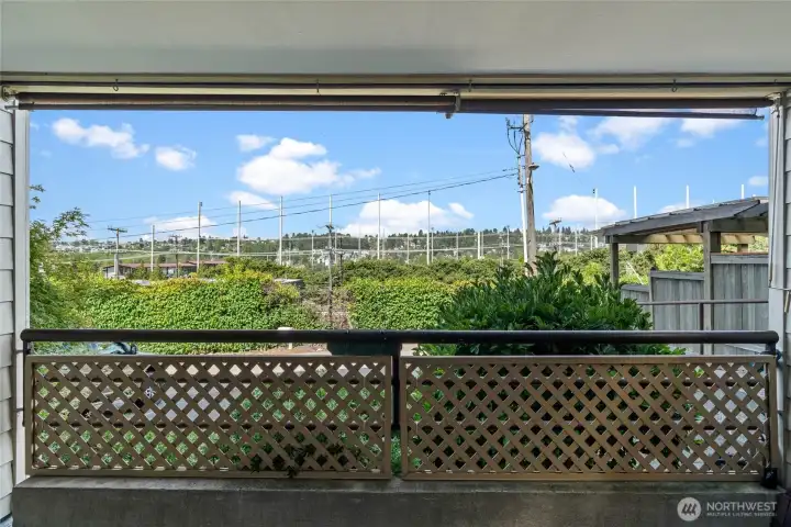 Looking out over Interbay golf. Looking out over Interbay golf.