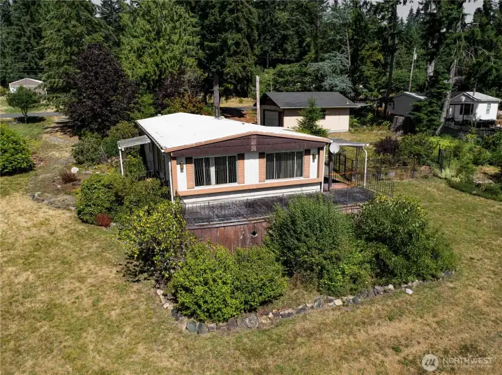 Aerial view of home Aerial view of home