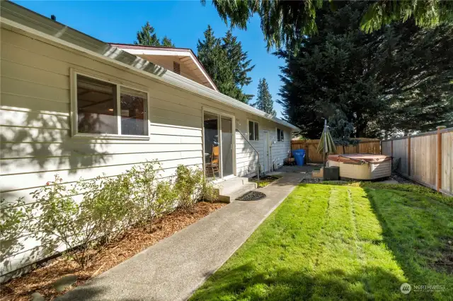 Side yard view