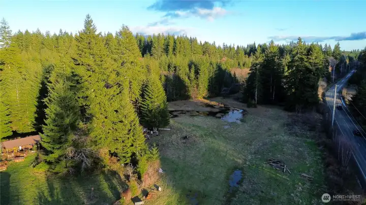 Birds Eye view of the field