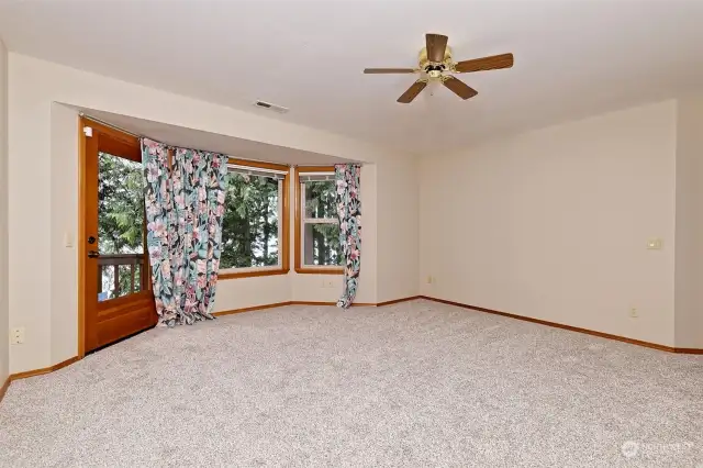 The Primary bedroom upstairs