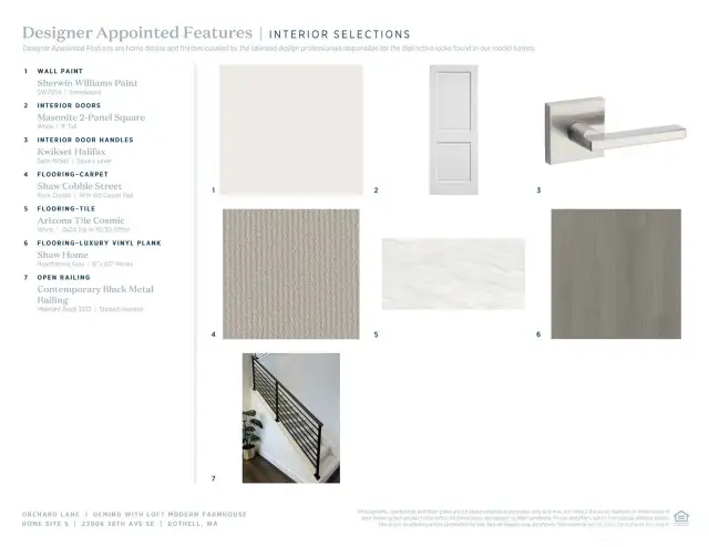 Designer Appointed Features for Homesite 5
