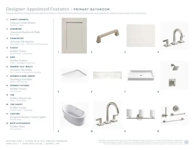 Designer Appointed Features for Homesite 5