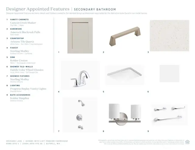Designer Appointed Features for Homesite 5