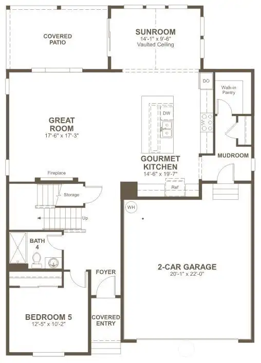 Coronado Plan. Main Floor.