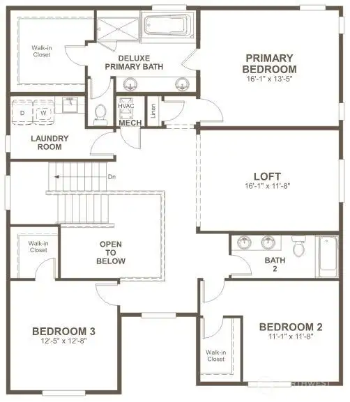 Coronado Plan. Second Floor.