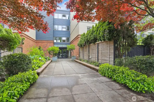 Main Walkway Entrance to Building