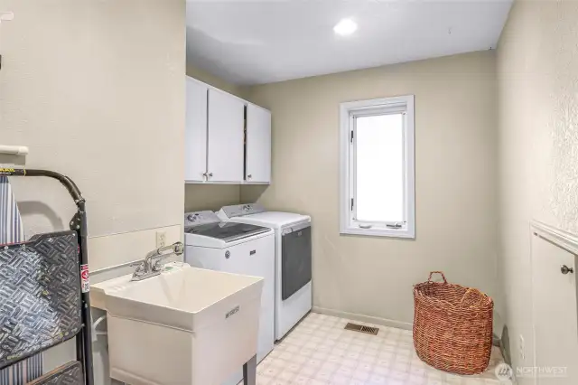 Main floor laundry room