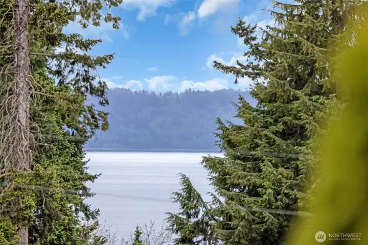 Partial View of Poverty Bay through expansive windows.