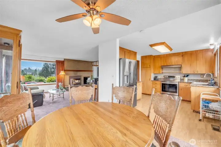 Traditional Ceiling fan for extra cooling