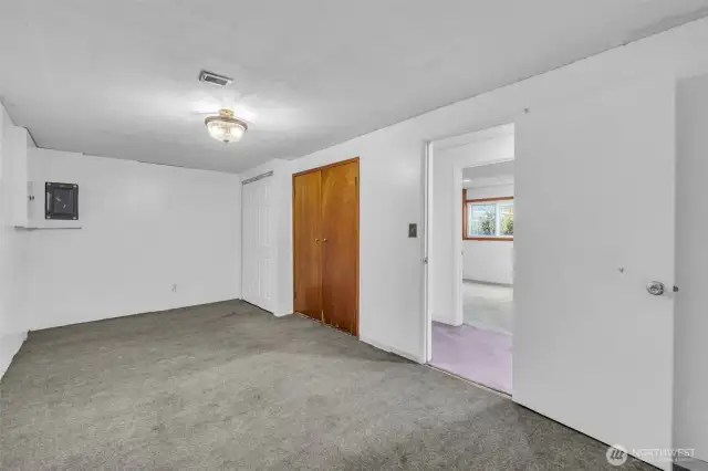 Office/Den or Bonus Room located at the end of the lower level hallway