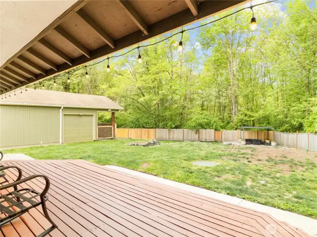 Ample room to spread out in your fully fenced backyard!