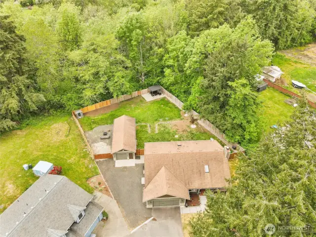 Great layout of the home, shop and property! For max functionality.