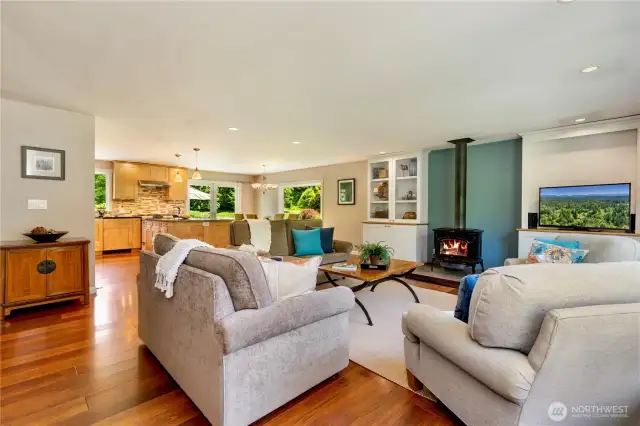 Open floor plan.