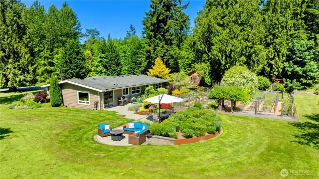 So many wonderful spaces to relax, retreat and entertain.