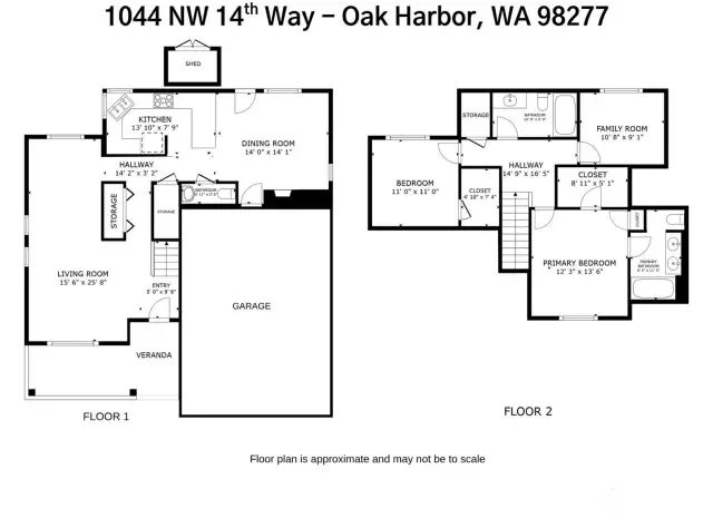 Floor plan -measurements are approximate