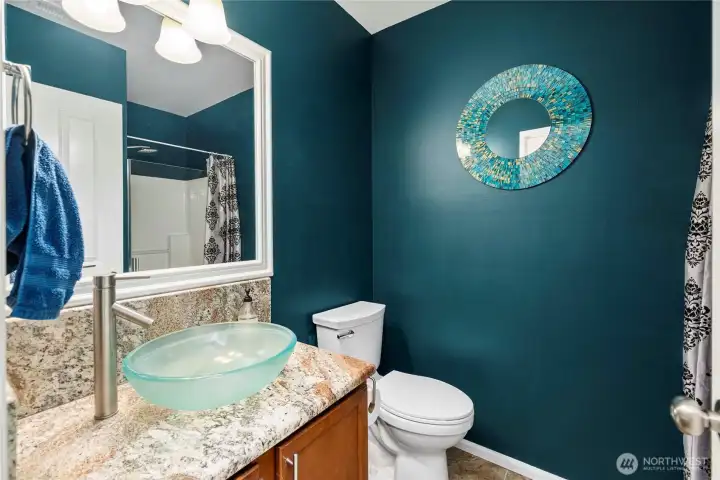 3/4 Bath on the main floor