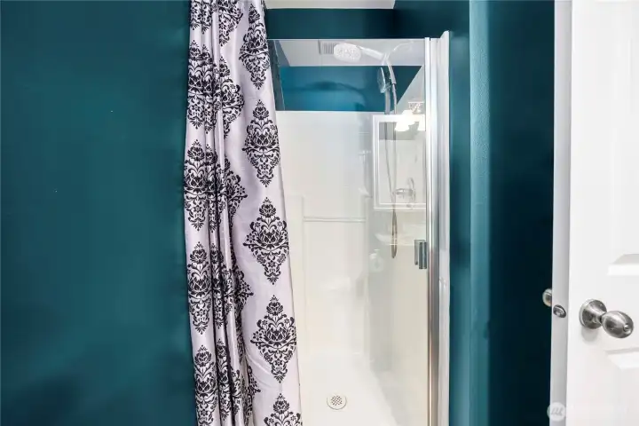 Shower on the main floor