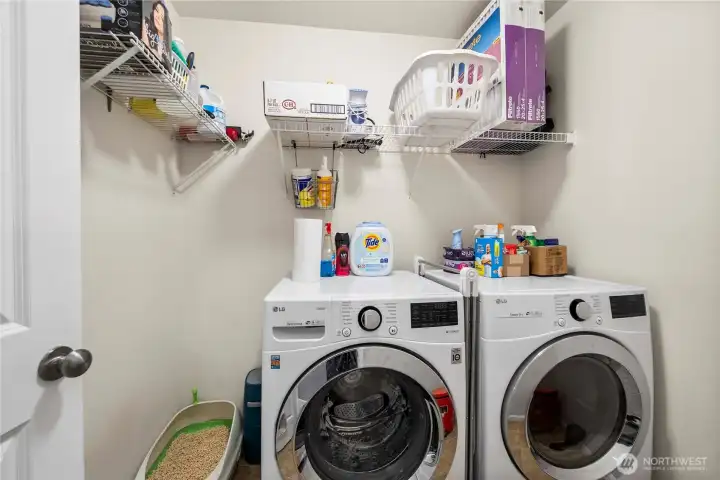 Washer and dryer included