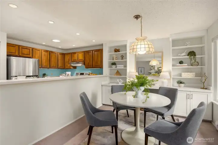 Open concept design.